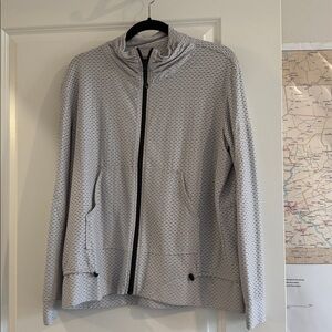 Koral Gray Zip-Up Jacket
